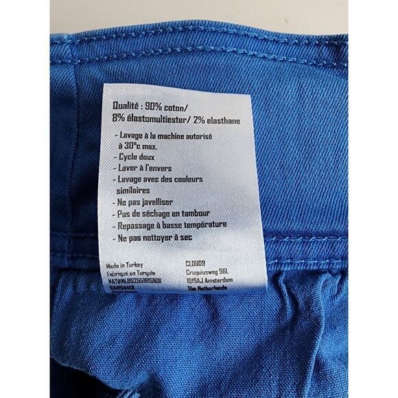 Cloud 9 Electric Blue Size 36 Wide Leg Jeans - Picture 6 of 9